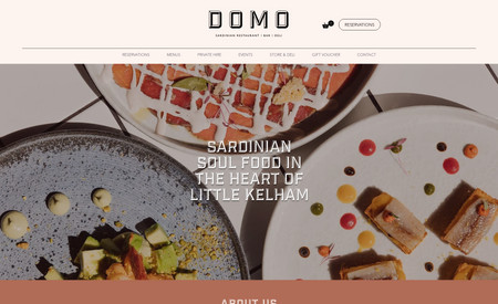 Domo Restaurant & Aperitivo Bar: DOMO (meaning ‘home’) is a family-run Sardinian restaurant, bar and deli situated in the iconic Eagle Works building in the heart of Sheffield’s Kelham Island district.
