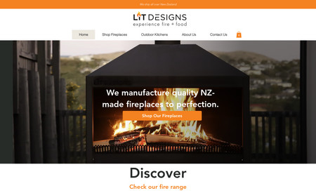 Litdesigns: E-commerce website project