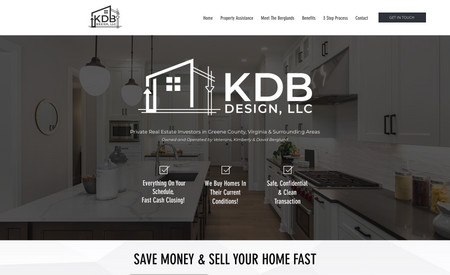 KDB Design, LLC: Redesigned website and structure and fully optimized with Google.