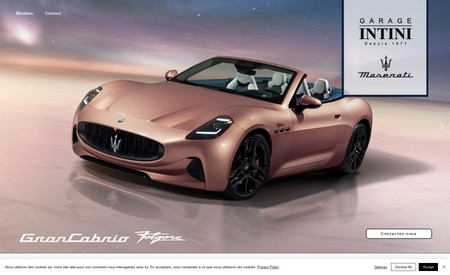 Maserati: Full website design.