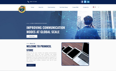 Primocel Store: We were hired to develop a website for Primocel Store and integrate the PCSWW API into the website.