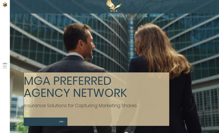 MGA Preferred: I revamped and updated this professional company's website using Editor X, as well as updated their logo and branding. I rebuilt their 20 + page website, added and edited the content, and made their website more cutting edge and user friendly. 