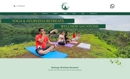 Adiyogi Retreats: Website for Yoga and Retreats