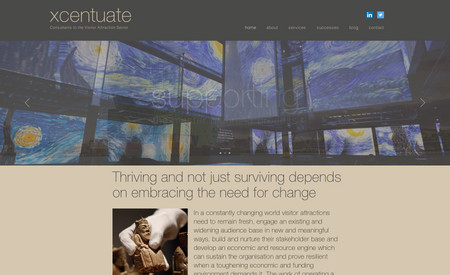 Xcentuate: Design and build website
