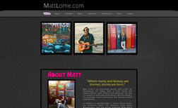 website-2 E-commerce artists website.  Includes sales of art...