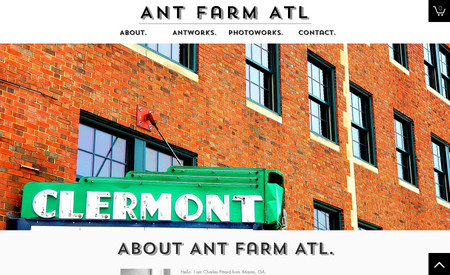 Ant Farm ATL: Website Design & E-Commerce Development for Artist
Platform: Wix
Integrations: Product & Inventory Migration, Product Options, Shopping Cart, Shipping & Tax, Payment Processing, Contact Form, Automated Email Receipt Confirmations