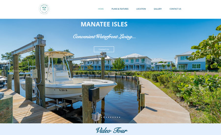 Manatee Isles Waterfront: Custom new property development site.