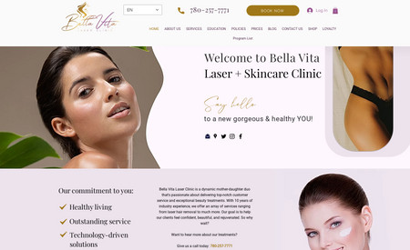 Skincare Website: Booking Skincare Treatment