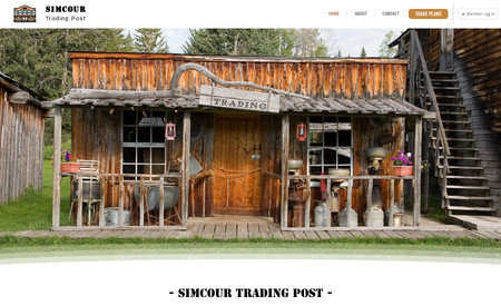 SIMCOUR Trading Post: Classic Editor Website with Development Functionalities