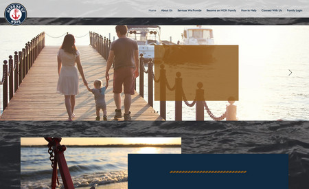 Harbor of Hope : We ported this client's website from WordPress to Wix, giving it a softer feel, a cleaner look, and making the application process for families seemless.