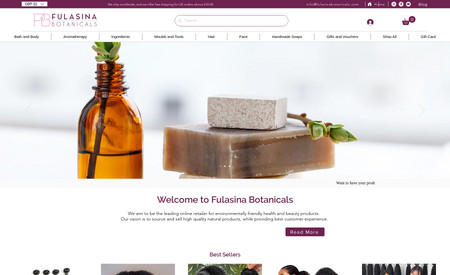 Fulasina Botanicals: Online Store