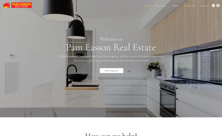Pam Easson: Website Redesign