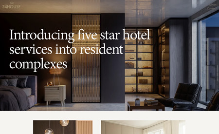 the24 HOUSE: Luxury Hospitality Service
Desktop and Mobile Responsive Website.