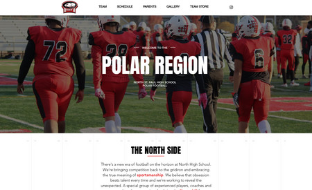North High School Football: North High School football team needed to create hype for the program, after their change in coaching staff, including the creation of a new website and establishing social media presence. 

In 30 days, we designed a new website which garnered 2,5K sessions and of those sessions, 1K were unique visitors. The website has an average session duration of 4 min. 