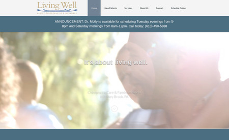 Living Well Chiropractic: A chiropractor helping clients live well in every area of their health.