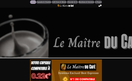 LE MAITRE DU CAFE: Special selling process and custom coupon application. 