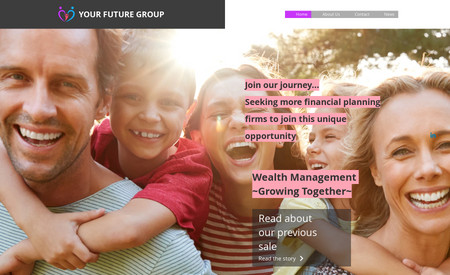 Your Future Group: Website Design and logo design - built from scratch