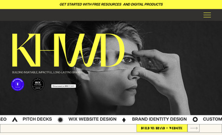 KHWD: as seen featured on WIX Studio 2024 Inspiration page