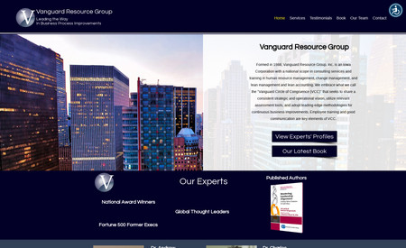 Vanguard Resources Group: Consulting services and training in human resource management, change management, and lean management and lean accounting.