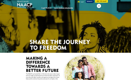 NAACP JACKSON COUNTY NC: Website redesign 