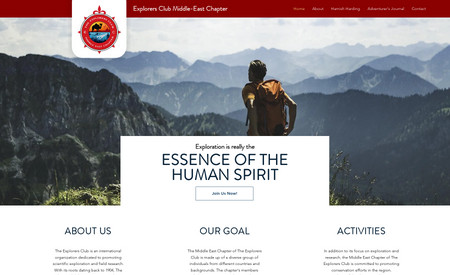 The Explorers Club: absale recently had the opportunity to work on a web design project for the Explorers Club Middle East Chapter, a non-profit organization dedicated to the advancement of field research, scientific exploration, and the promotion of exploration and the scientific study of land, sea, air, and space.

The project involved creating a visually stunning and user-friendly website that accurately represented the organization's brand and mission. The absale team worked closely with the Explorers Club Middle East Chapter to identify their specific needs and objectives, and then developed a custom design that effectively communicated the organization's values and goals. The final product was a responsive website that showcased the organization's events, expeditions, and research projects while also providing a seamless user experience for visitors. absale's expertise in web design and digital marketing allowed them to create a website that not only looked great but also drove engagement and increased visibility for the Explorers Club Middle East Chapter.