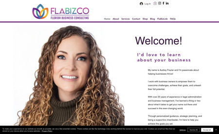 FlaBizCo: Located in Tallahassee, Florida, FlaBizCo is business management consulting firm dedicated to helping small businesses.  Provide services in marketing, design, & office administration.