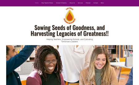 Seed Sowing Sistah: The seed sowing movement was great to work with. Helping non-profits become established online is a core principle to our agency. Their focus was wanting to have an easy to navigate website that users can leave donations on.