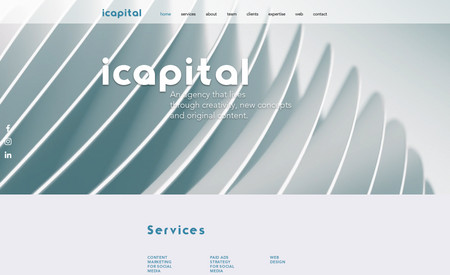Icapital: Web design, digital marketing service, branding, social media, graphic design and consultancy