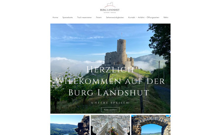Burg Landshut: Webseite / SEO / Local SEO
