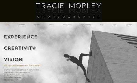 Tracie Morley: Tracie's website design was outdated. I redesigned, applied fullwidth, added features, updated elements and tweaked the navigation. 