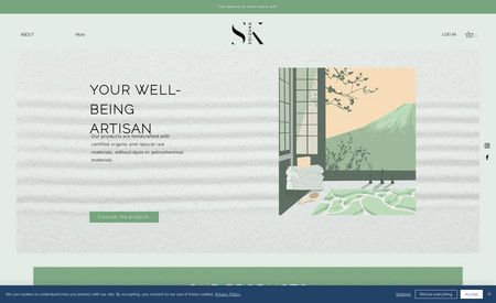 Shizuka: Création du site e-commerce de Shizuka - vente de produits de bains bios et naturels