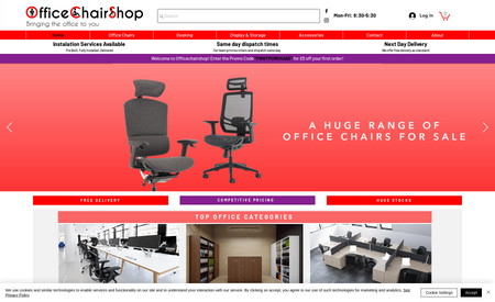 Online Office Furniture Retailer: Ongoing SEO services
