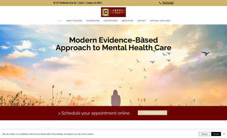 Conyers Psychiatry: Conyers Psychiatry is a new website design for Selma Yallah, a Certified Nurse Practitioner based in Conyers, Georgia