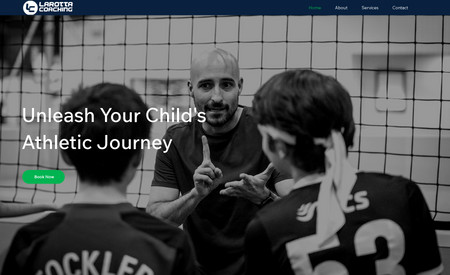Larotta Coaching: I designed a website for a private soccer coach, specializing in personalized coaching sessions. The site highlights his expertise and the unique approach to soccer education he offers. My role involved creating an appealing and user-friendly interface, ensuring mobile responsiveness, and showcasing his coaching skills through multimedia elements. The website serves as a valuable platform for parents and aspiring young athletes seeking tailored soccer coaching.