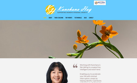 Kanchana Hoy: Website Redesign