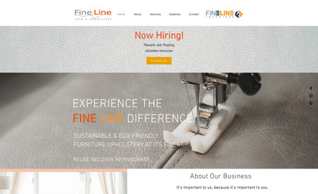 Fine Line: Website redesign and advanced SEO services completed for Northern California's premium automotive, marine and commercial interior services. 
