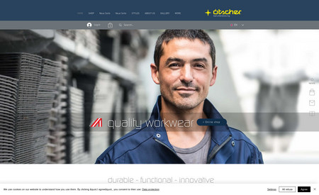 Ötscher Online Shop: Job Seiten und personalisierte Shops