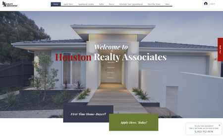 Houston Realty Associates: This dynamic project was fun recreation of a once non-functional site. With upgrades in features and imagery, movement and focus - we were able to create a website where buyers, sellers, and renters could all benefit. Their site included: Website Re-Design & Branding, Integrations with HAR.com, Map & Testimonial Sections, Custom forms: Rental Applications and Buyers Application, PDF Integration to display IABS, Buyer & Seller Disclosures, and Privacy Policies, Booking & Service Options, Information Page, Custom Membership Portal with a document/images delivery process, And much more!