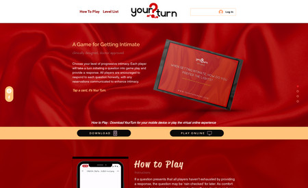 Your Turn: New website with online programs, groups, members. We are also designing their app. 