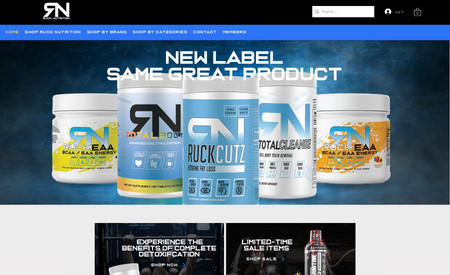 Supplements Ecommerce : Ruck Nutrition needed a redesign for their non user-friendly and unappealing website.  We helped organize the store categories and layout for this supplements store and brand.  We even then created the labels for their packaging.   Robert from No BS is a former e-commerce business owner, and has valuable experience in maximizing conversion rates and ticket sales through cross-promotions and other techniques.  