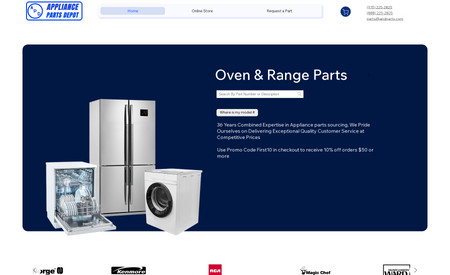 APD Parts Depot: Our Client, Appliance Parts Depot, has been in business of selling appliances parts since 1995. 

When he came to us, he was excited about building an eCommerce site so that he can take his business globally. We helped to design an e-commerce store front and integrated it with his CRM, Lightspeed. 