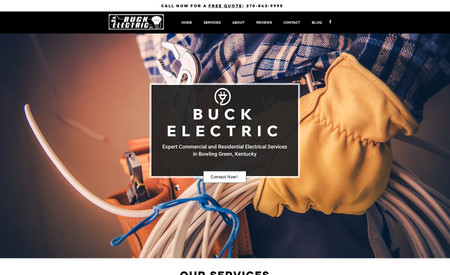 Buck Electric: Elev8 Creative Media is excited to showcase the professional and user-friendly website we designed for Buck Electric, a trusted electrical services provider. Our focus was to create an online platform that highlights Buck Electric's expertise in electrical installations and repairs. The website features a clean and modern design, easy navigation, and detailed information about their services and projects. With a commitment to SEO best practices, we've ensured that Buck Electric has a strong online presence, reaching more clients in need of reliable electrical solutions.