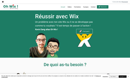 Oh Wix !: Création du site internet ohwix.com