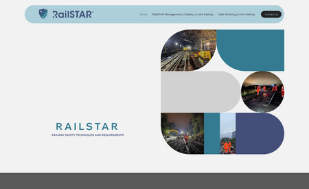 Railstar: Small Studio site created for local customer.  Site is a base to add a fully integrated booking system.