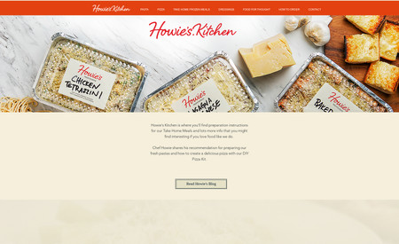 Howie's Kitchen : All branding, logo, menus and photography