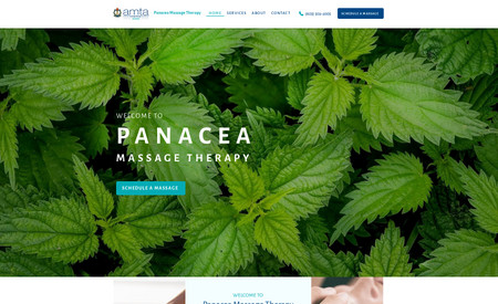 Panacea Massage: Web Design, Development, Basic SEO