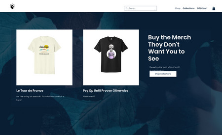 DarkHorse Store: DarkHorse Store is the official merch website for the DarkHorse Podcast. This is a high volume ecommerce store for popular podcasters. 