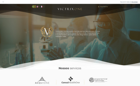victrixone: A Victrix é uma empresa com o foco em consolidar microecossistemas de exames laboratoriais clínicos e patológicos no Brasil, elevando a acurácia, reduzindo tempo, e aumentando a abrangência dos diagnósticos para salvar e melhorar vidas.