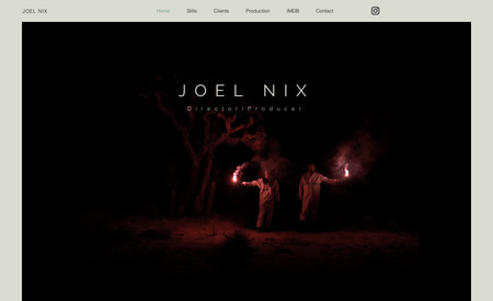 Joelnix: Minimal Website for Director