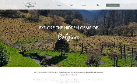 Destination Wallonia: Redesign the whole website, including several languages. 